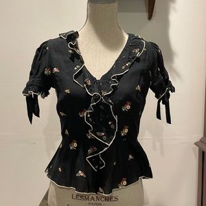 Anthropologie Lithe size 4 blouse